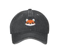 Testa di Fox Donna Uomini Cappello da Cowboy Cotone Berretto da Baseball Regolabile Cappellini da Baseball Cappelli da papà per Alpinismo Caccia All'Aperto
