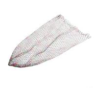 Testa di guadino di ricambio leggera, rete in nylon resistente per pesca alla carpa, rete a nove fili intrecciati, robusta rete con maglia grande da 2 cm, design portatile (diametro 50 cm)