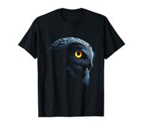 Testa di Gufo Selvaggio Foresta Uccello Maglietta