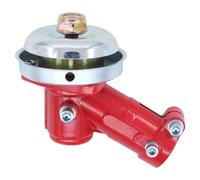 Testa di ingranaggio per tosaerba ad angolo, decespugliatore M10 x 1,25, testa di filo per prato, falce e utensili da giardino, corpo della testa rosso per decespugliatore con tubo da 26 mm, 9 denti