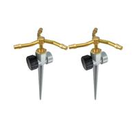 Testa di irrigazione rotante automatica con ugello in ottone a 3 bracci per un'irrigazione efficiente del giardino e prati irrigatore efficiente per l'irrigazione del cortile