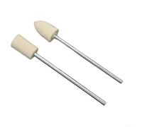 Testa di macinazione in lana 14 pezzi set per levigatura rotante e strumenti di lucidatura, manico con gambo da 3 mm per lucidare vetro metallo e attrezzature