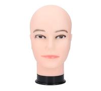 Testa di Manichino Calvo, Testa di Parrucca in PVC Testa per lo Styling, il Taglio e la Pratica del Trucco, la Testa di Manichini Maschili Versatili per il Salone, la Scuola di