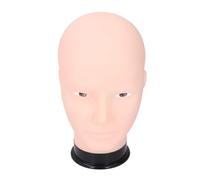 Testa di Manichino Calvo, Testa di Parrucca in PVC Testa per lo Styling, il Taglio e la Pratica del Trucco, la Testa di Manichini Maschili Versatili per il Salone, la Scuola di