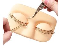 Testa di manichino da trucco, in silicone, riutilizzabile, modello morbido, per esercitare la tensione, per allenarsi in bellezza, per donne e ragazze principianti