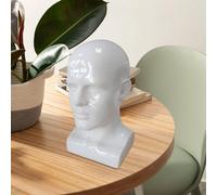 Testa di manichino da uomo Espositore in PVC Testa di addestramento per styling