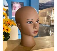 Testa di manichino femminile, modello per espositore per parrucche, per cuffie
