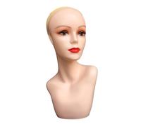 Testa di manichino femminile professionale per trucco, 53 cm, per parrucche, parrucchi, cappucci, colore della pelle