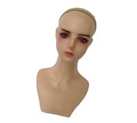 Testa di manichino femminile Trucco Viso Bambole Testa Parrucche Stand Portatile Parrucche Supporto Espositore Per Display Supporto per Parrucca Modello Donna Modello di Capelli Femminile Manichino