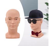 Testa di manichino in PVC Cosmetologia Testa di addestramento maschile per