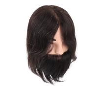 Testa di Manichino Maschile con Barba, Modello di Testa per Addestramento della Barba di Simulazione per la Pratica dello Styling dei Capelli, Vetrina, Esposizione di Gioielli,