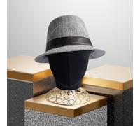 Testa Di Manichino Modello Parrucca Cappello Espositore Fondo In