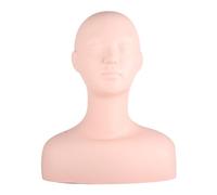Testa di Manichino - Modello Testa Di Manichino Morbido Multifunzione Testa del Modello di Gestione della Pellecon Spalla Massaggio Esposizione Cappello Parrucca per Trucco Saloni Massaggio Pratica