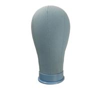 Testa di manichino per capelli finti con perni intercambiabili e base stabile in PU per fare pratica con lo styling del salone