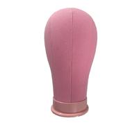 Testa di manichino per capelli finti con perni intercambiabili e base stabile in PU per fare pratica con lo styling del salone