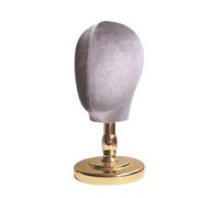 Testa di manichino professionale per parrucchieri, portatile, con porta cappello rimovibile