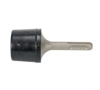 Testa di martello elettrico in gomma per gambo SDS-PLUS, strumento di appiattimento automatico della lamiera per laminazione di piastrelle di ferro, gomma al carburo solido, grigio nero