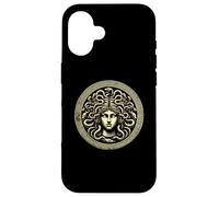 Testa di Medusa Mito Gorgone Serpente Capelli Mitologia Grec Custodia per iPhone 16
