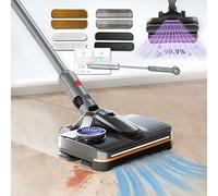 Testa di Mocio Elettrico per Dyson V15 V11 V10 V8 V7 Aspirapolvere Accessori,lavapavimenti con Luce LED UV,230ml Serbatoio dell'Acqua Rimovibile,Home Marmo Parquet Pavimenti Pulizia Lucidatric