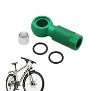 Testa di olivo per bici | Testa d'ulivo bici | Testa di ulivo per bicicletta in metallo regolabile e resistente all'usura, accessorio per bicicletta con forte compatibilità e ottimo ricambio Delr