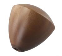 Testa di ricambio in legno di noce per macinacaffè manuale progettata per ospitare standard di montaggio albero da 6 mm