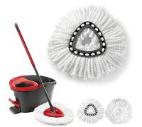 Testa di ricambio in microfibra per mocio Easy-Wring & Clean Twist Disc Mop/Clean Spin Mop, panno di ricambio (3 pezzi)