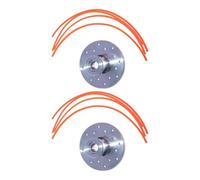 Testa di ricambio per decespugliatore a linea multipla a 16 fori adatta alla maggior parte dei tosaerba ad albero diretto da 1 pollice 0,080 105 120 pollici opzione stringa testa decespugliatore ad
