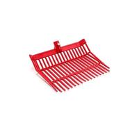 Testa di ricambio per forcella per letame, attacco forcone in plastica per manici da 2,5 cm, rastrello per letame in ABS per la pulizia stabile del giardino