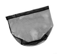 Testa di ricambio per rete da pesca in nylon per guadino d'acqua dolce e salata, mare, fiume, lago, barca, carico 30 kg, nero (50 cm)