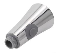 Testa di ricambio per rubinetto estraibile da cucina, filettatura G1/2, soffione doccia telescopico con doppia modalità di spruzzo, per rubinetto del lavandino, stile commerciale, finitura cromata