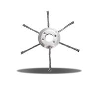 Testa di ricambio universale per decespugliatore in filo di acciaio, testa a benzina per giardino con tosaerba annodato a filo, spazzola metallica