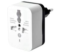 Testa di Ricarica per Telefono Cellulare con Doppia USB Standard Europeo Adattatore per Presa Elettrica da Viaggio Europea Che Converte nel Spina