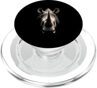 Testa di rinoceronte, animali selvatici, savana, arte africana PopSockets PopGrip per MagSafe