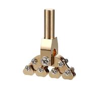 Testa di riparazione in ottone per tasti per chitarra, strumento di installazione adatto per varie presse anti danno tastiera design impugnatura lavorazione del legno trapano pressa strumento