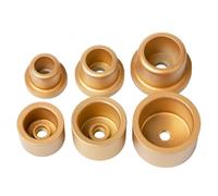 Testa di Saldatura a Macchina - Saldatura Fusion | Set di 3 Teste di Metallo ispessite, Antiaderente per Gli per la Riparazione e Riscaldamento per Il Riscaldamento dei Tubi 'Acqua