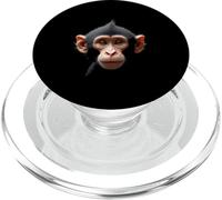 Testa di scimmia animali selvatici giungla arte PopSockets PopGrip per MagSafe
