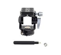 Testa di smorzamento idrostatica professionale con rotazione completa e inclinazione liscia per una testa fluida del fluido di cottura video