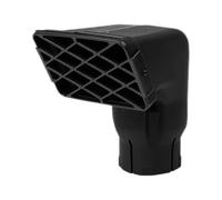 Testa Di Snorkeling Di Fanghi Di Auto - Robusto Lldpe Nera 3in | Cima, Ingresso A Maglie Larga, Testa A Gomito Leggera | Kit Di Snorkeling Fuoristrada, Ingresso Del Collettore Di Polv