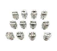 testa di spruzzo a ventilatore piatto, Ugello a ventaglio piatto atomizzatore ad aria 1/4 Testa di lavaggio for auto for pulizia ad alta pressione in acciaio inossidabile 1/5/10 pezzi(8005,10Pcs)