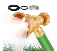 Testa di spruzzo per tubo da giardino, accessorio da giardino ad alta pressione, pratico accessorio per tubo da giardino per uso versatile, per lavaggio auto, irrigazione per animali domestici, cura