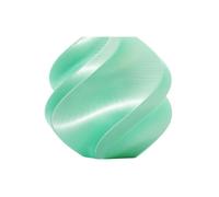 Testa di stampa Bambulab Filamento PLA Silk+ Bambu Lab 1,75 mm 1 kg - inclusa con una bobina riutilizzabile - Menta