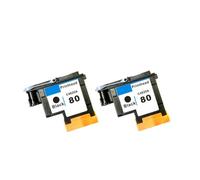 Testa di stampa compatibile per la stampante DesignJet 1050 1055 con 80 C4820A(1x BLACK)