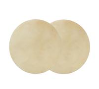Testa di Tamburo 2pcs, Tamburo di Pecora in Finta Bufalo, Testa di Tamburo in Pelle di Pecora in Pelle Coerente Culo Share per Tamburi Africani Bongo Tamburi (9,0 pollici)