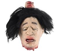 Testa di Zombie per Halloween, Testa Morta Tagliata simulata, Parti cadaveri sanguinose Che appendono la Testa separata, per Decorazione di Halloween, Oggetti di Scena per casa infestata