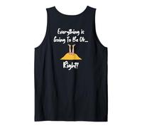 Testa Divertente in Umorismo Sabbia Tutto andrà Bene Bene Canotta