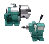 Testa Divisoria a Impostazione Rapida,5 Pollici/125 Mm con Contropunta,Fresatrice a Piastra Divisoria, Fresatrice CNC,Tipo a Doppio Scopo Verticale/orizzontale