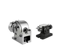 Testa divisoria di precisione semi universale BS0 BS1 4" 5" 6" testa indicizzata con contropunta e mandrino for foratura fresatura rettifica Per uso commerciale(With 4In 3-Jaw Chuck)