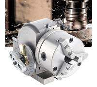 Testa Divisoria, Testa Indicizzatrice Semi-universale BS-0 / BS-1 Teilkopf 3 Kiefer 5 Mandrino + Mandrino a Tre Griffe + Contropunta + Piastra Parziale Fresatura CNC ecc., Molti