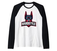Testa Doberman - Hardstyle | per Gli Appassionati di Cani e Hard Style Maglia con Maniche Raglan