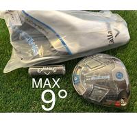 Testa driver Callaway AI Smoke MAX solo 9.0 mano destra con copricapo nuova